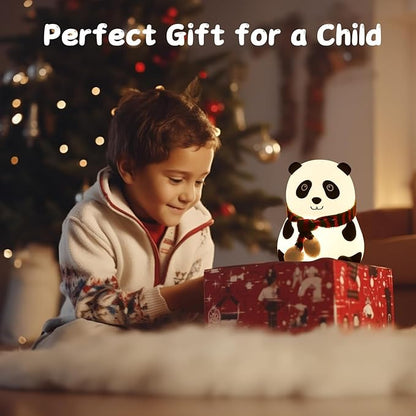 Cute Panda Night Lamp Silicone Night Light | 7-Color Changing Lamp | Night Lamp for For Home