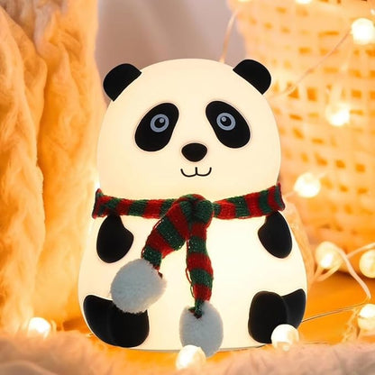 Cute Panda Night Lamp Silicone Night Light | 7-Color Changing Lamp | Night Lamp for For Home