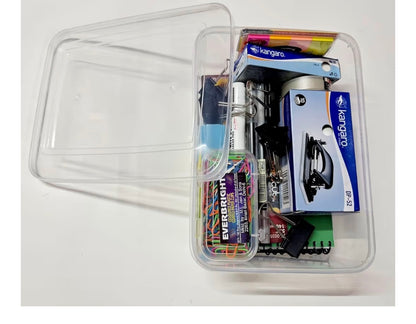 Trend Matricks | Office Combo | Complete Stationery Kit for School, Home & Office | Classic Style, White Color